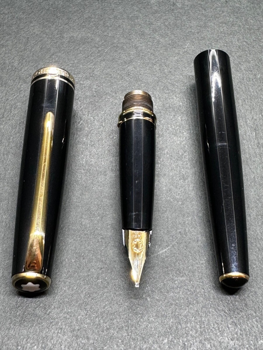 Excellent++] MONTBLANC GENERATION Black GT Vintage Fountain Pen