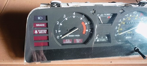 1982 1983 TOYOTA TRUCK PICKUP GAUGE CLUSTER RPM USED OEM - Picture 2 of 16
