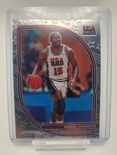 Magic Johnson 2021-21 Panini Prizm USA BASKETBALL SILVER PRIZM No. 7