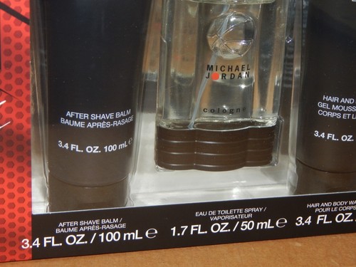 Michael Jordan Set de Regalo After Shave Bálsamo Jabón Corporal para Cabello Eau De Toilette Spray - Imagen 2 de 4