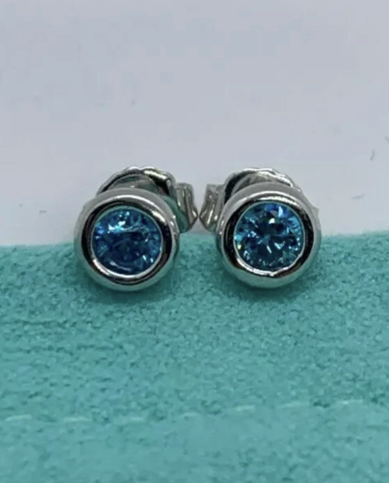 Tiffany & Co. Aquamarine Fine Gemstone Earrings for sale | eBay