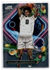 2023-24 Topps Chrome Cosmic #159 Taylor Hendricks Jazz
