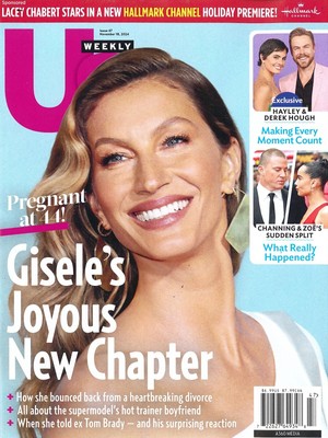 US WEEKLY MAGAZINE - NOV. 18, 2024 - PREGNANT AT 44! GISELE'S JOYOUS NEW CHAPTER
