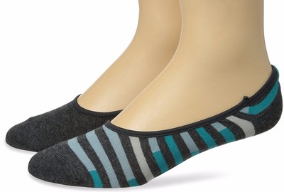 Bell Socks Men's Broken Stripes Liners Pack Size 10-13 (Shoe size  - Main Image