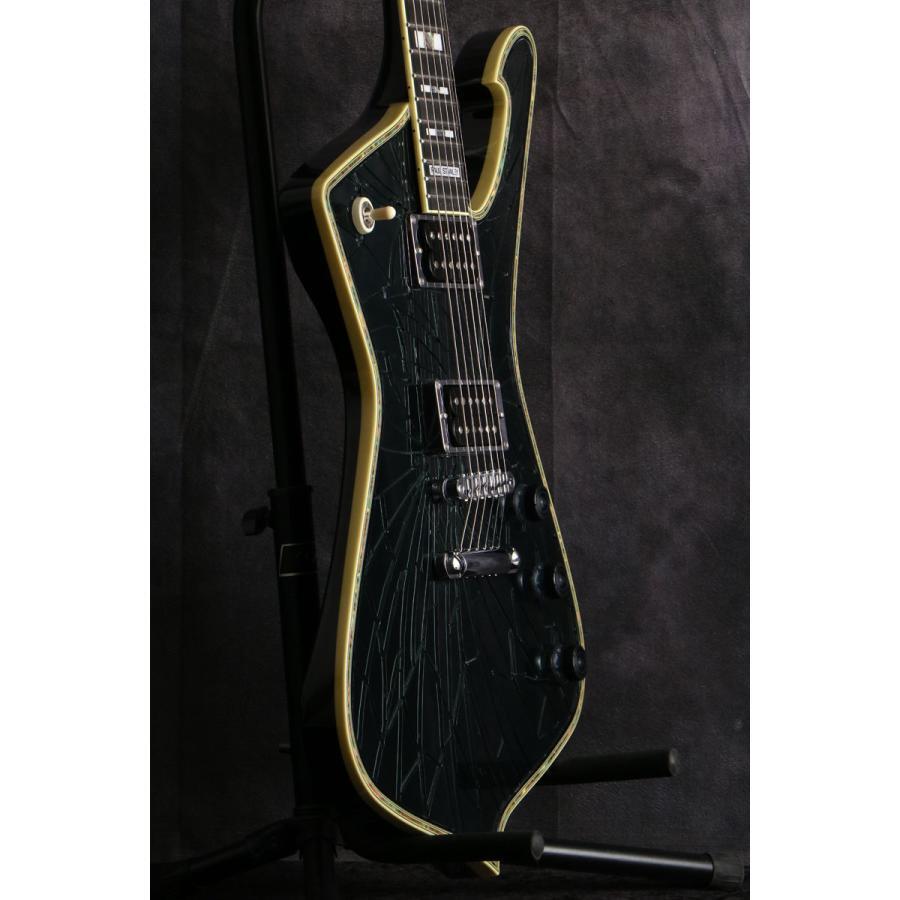 Ibanez PS3CM Black Paul Stanley Signature Cracked Mirror Top