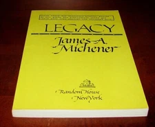 Legacy James Michener ARC Uncorrected Proof 1st Edition Random House