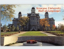 Postcard Hall of Languages At Syracuse University NY USA