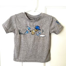 Under Armour Baby Heat gear Gray Baseball Short Sleeve T-shirt, 12 Months