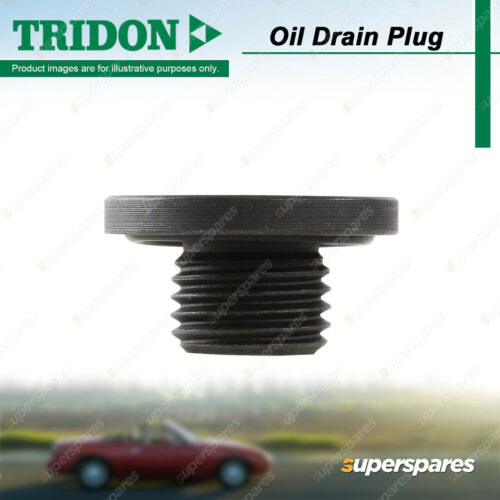 Tridon Oil Sump Drain Plug for Holden Astra Barina Combo Cruze Tigra Trax TJ - Picture 2 of 2
