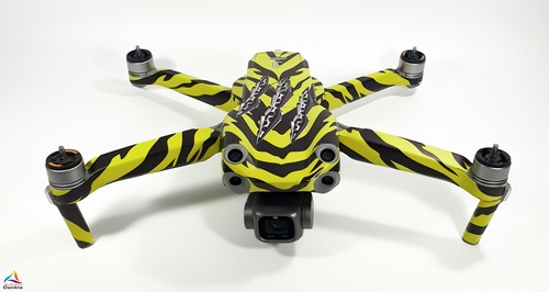 DJI AIR 2s - SKIN - DESIGN: Tiger Gelb - Folie / Wrap / Decal - Picture 2 of 9