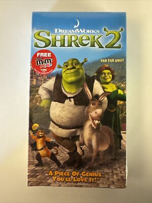 Dreamworks Shrek 2 Universal VHS Movie 2004 Mike Myers Eddie Murphy NEW Sealed