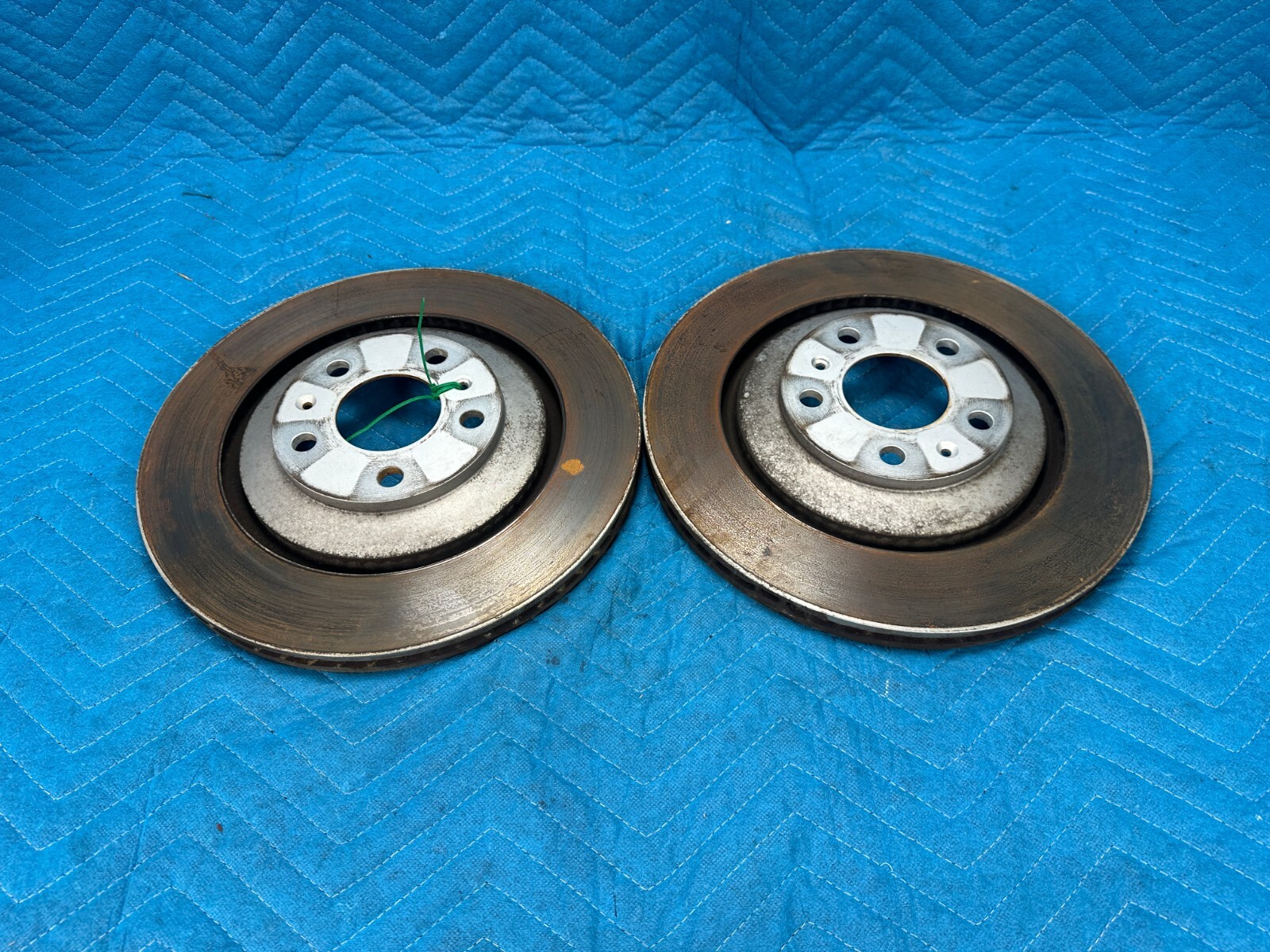Bentley Contin Flying Spur Rear Brake Rotor Disc RH & LH Pair 29k 2006-2012 OEM