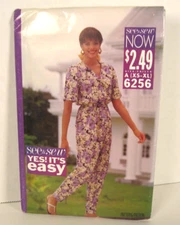 Butterick See & Sew 6256 Very Easy Top & Pants Misses' XS-XL (6-22) Pattern