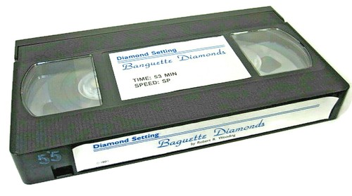 Baguette Diamonds Jeweler Setting Advanced Techniques Robert Wooding VHS 1991 - Picture 2 of 3