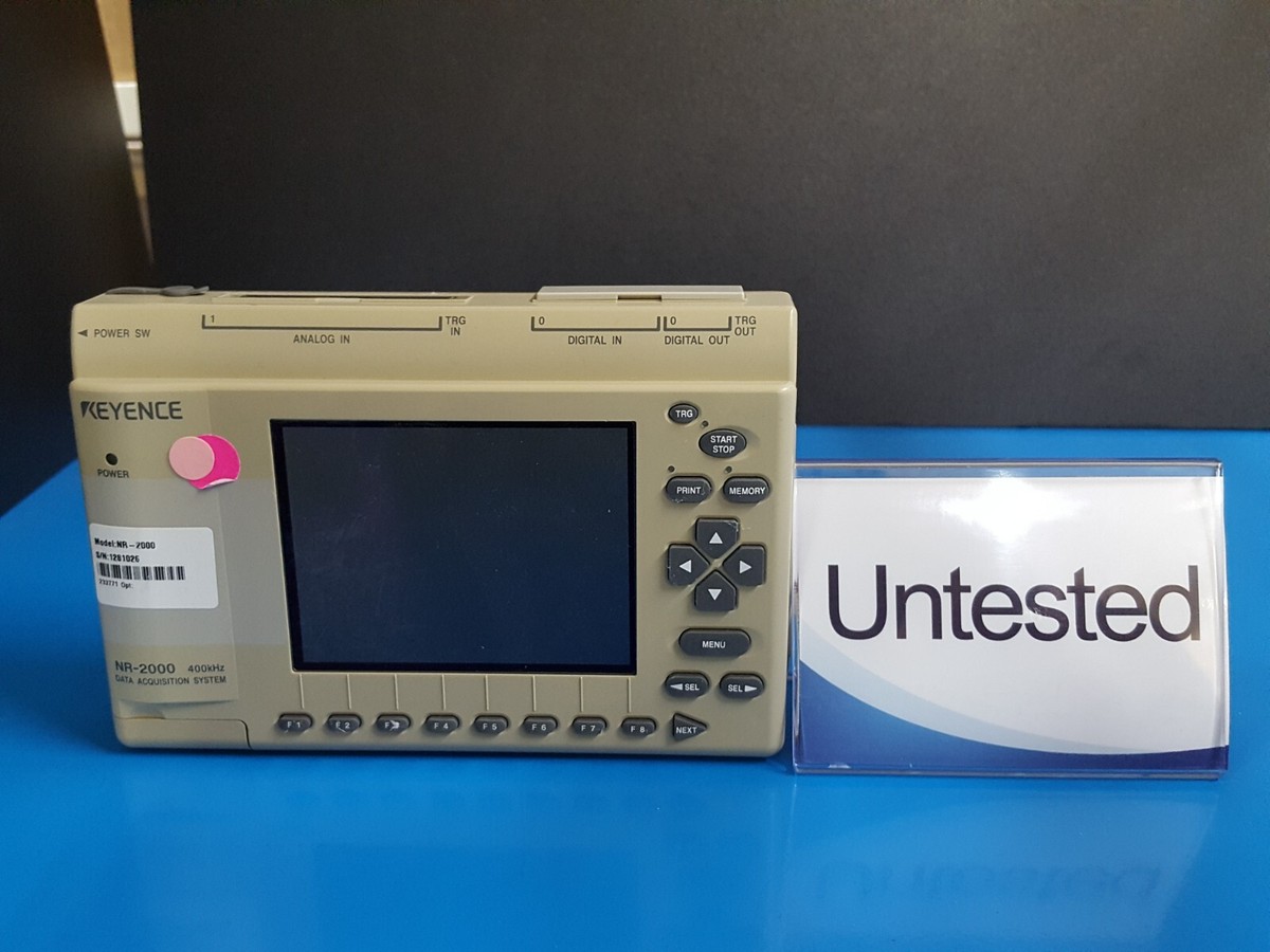 Keyence NR-2000: DATA ACQUISITION SYSTEM 400kHz, Untested Keyence NR-2000: DATA ACQUISITION SYSTEM 400kHz, Untested