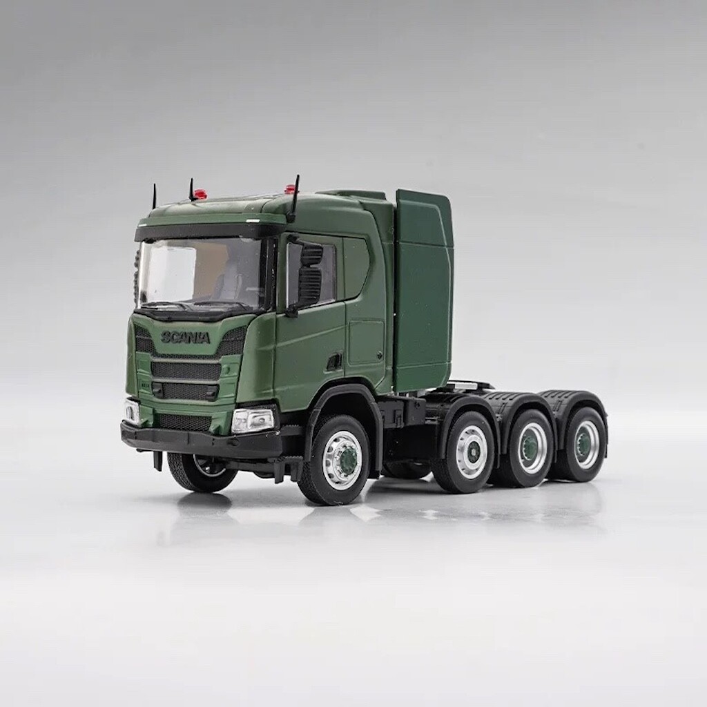 MASDI SCANIA R650 & トレーラー 1/64 Masdi 1:64 Green Scania R650 Truck Head Cab Model Diecast