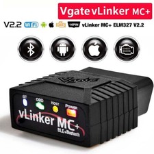 Vgate vLinker MC+ ELM327 OBD2 Car Scanner WIFI for BimmerCode FORScan Bluetooth