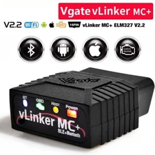 Vgate vLinker MC+ ELM327 OBD2 Car Scanner WIFI for BimmerCode FORScan Bluetooth