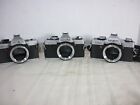 Minolta 3 Film Camera Bodies Lot Xg-1 x2 Xg-A For Parts or Repair