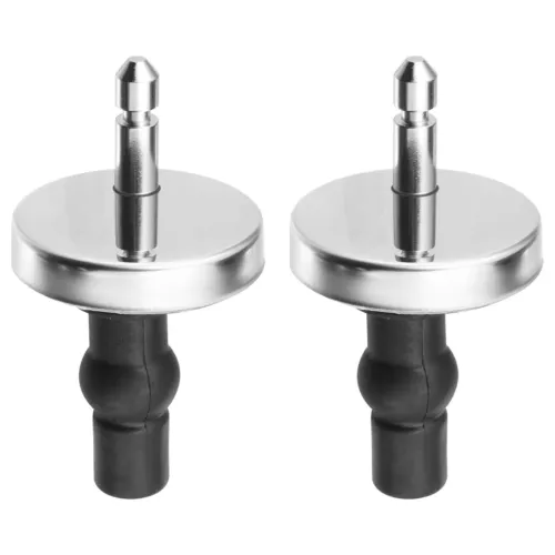 2 Set Toilet Seat Hinge Fixings with 45mm/1.77" Base, for Top Fixing Bolt - Picture 2 of 7