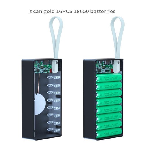 Removable Solderless Portable Power Bank Case for 16/21*18650 Li-ion Battery Box - Picture 22 of 37