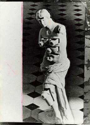 Vintage SALVADOR DALI press Photo Sculpture Venus De Milo Drawers 1980 type 1 