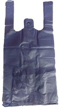Purple Plastic T-Shirt Shopping Grocery Bags Small  size 6"x3"x13 Lot 200