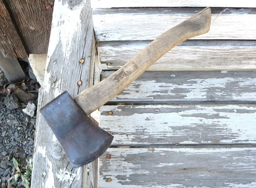 Vintage Gambles Artisan Boys Axe Small Camp Hatchet AX