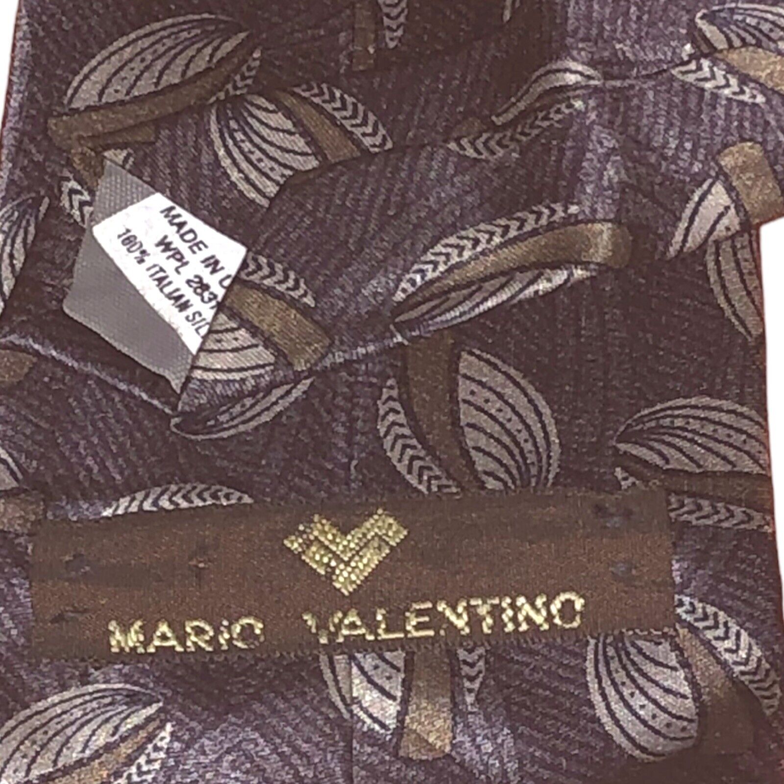 Vintage Mario Valentino Italian Silk Tie Necktie … - image 3