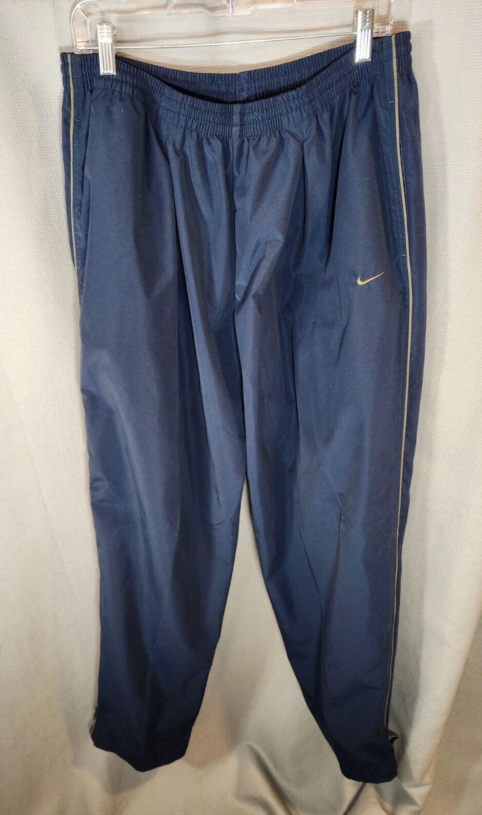 Vintage Nike Golf Windbreaker Pants Mens XXL Black Waterproof Zip Leg