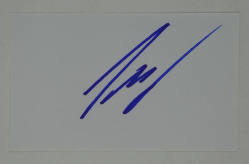Vivek Ramaswamy Signed 3x5 Index Card 2024 Republican Presidential Candidate - Afbeelding 1 van 3