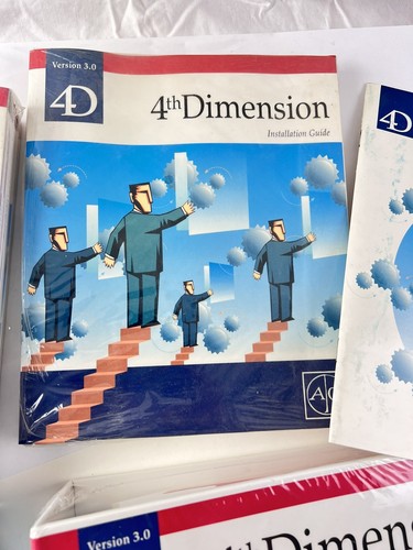 Discos de software vintage versión 3.0 cuarta dimensión conjunto manual ACI 4D disquete Francia - Imagen 8 de 22