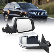 Passenger Side Mirror For Jeep Grand Cherokee 2011-2021 Wk Chrome 18pins