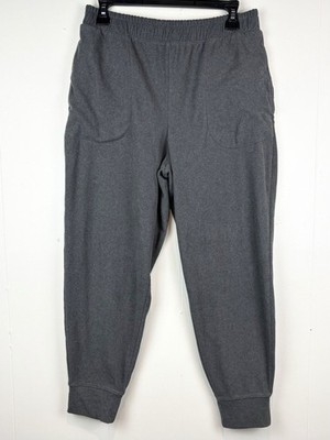 Varley Women's MED Pants Brushed Rib Slim Cuff 25'' Inseam Gray