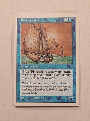 Reef Pirates - Fifth 5th Edition - LP - Common - Creature - MTG