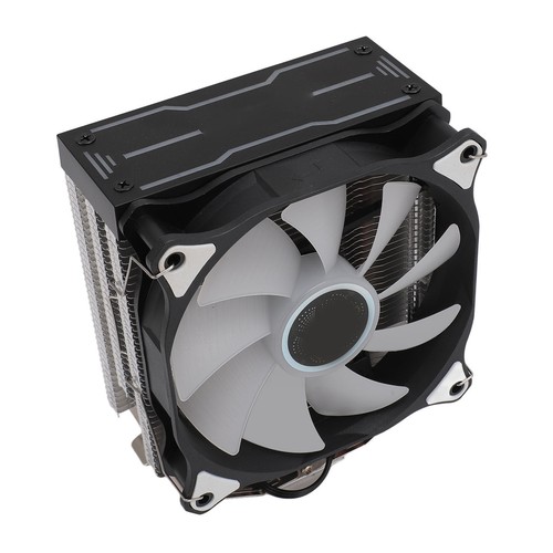 12 Cm CPU-Kühler 4 Heatpipes 3-adriger Einzellüfter 5 Farbige Lichter P KUI - Photo 3/22