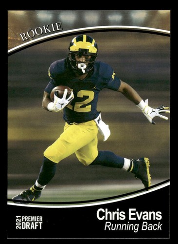 Sage Premier Draft #166 2021 Chris Evans Michigan Wolverines - Imagen 1 de 2