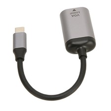 USB C To VGA Adapter 1920x1200 60Hz Stable Transmission Type C To VGA Adapter Fo