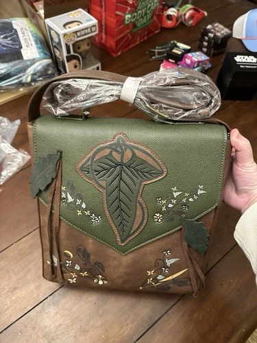 Collectibles: Lord Of The Rings Messenger Bag (Lorien Leaf) - Her Universe - New
