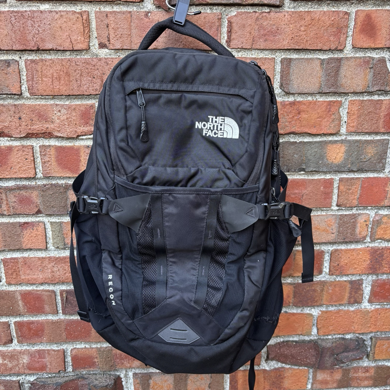 North Face Recon Black Backpack