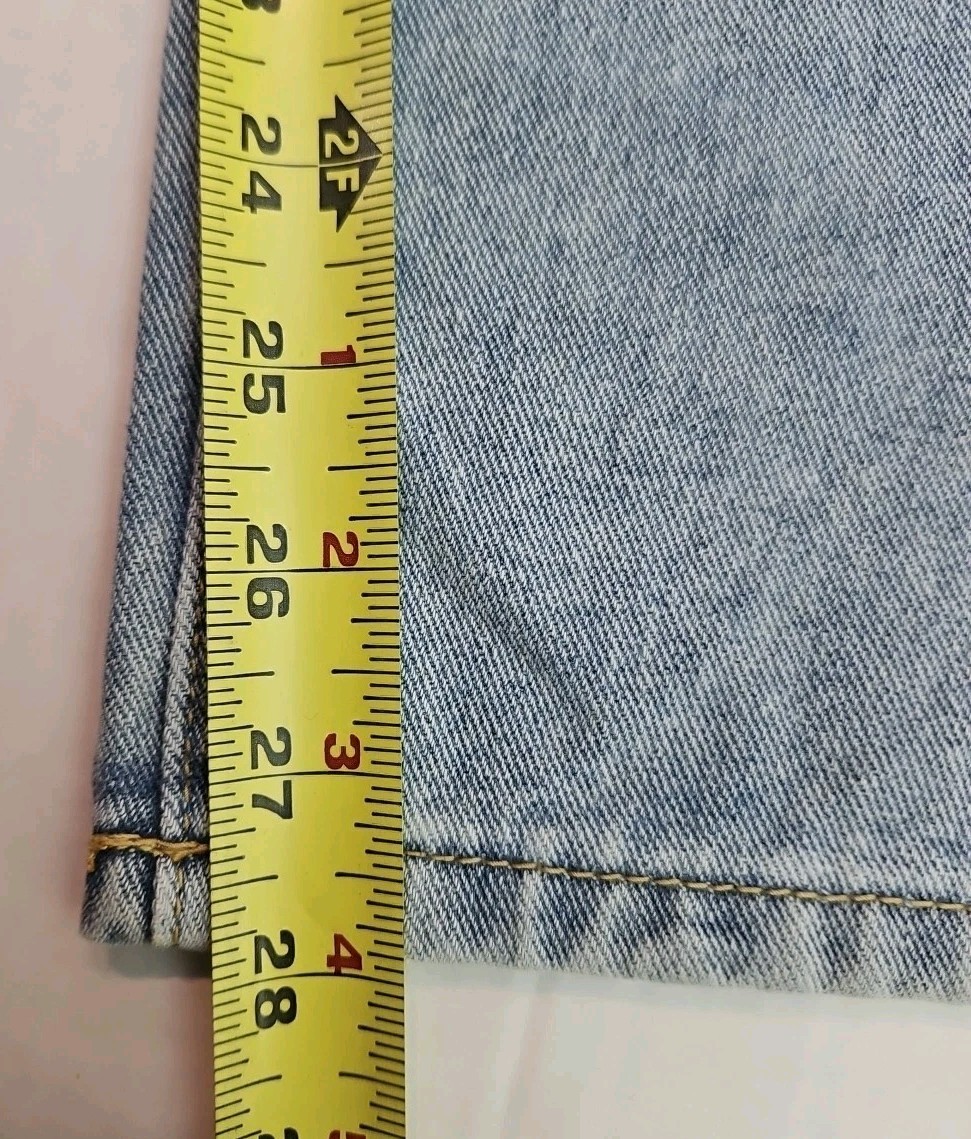 Cider Womens Distressed Patchwork Blue Denim Jean… - image 7