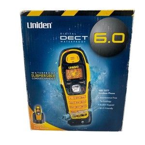 Uniden WXI 2077 Digital DECT 6.0 Waterproof Submersible Cordless Handset New