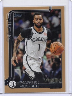 2025/26 TOPPS NBA BASKETBALL  D'ANGELO RUSSELL GOLD#8#D1028/2025