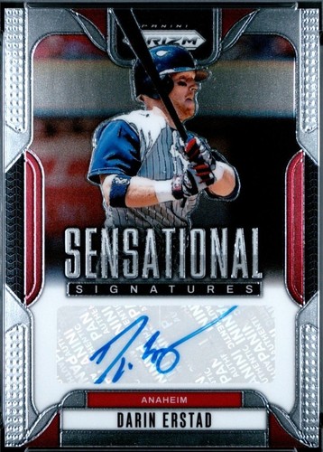 ダリン・エルスタッド（Darin Erstad）　ボブルヘッド 2025 Select Darin Erstad Red And Blue Prizm Premier Level #3/249