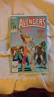 Marvel Comics The Avengers #294 Comic Book 1989 Thor Vision She-Hulk Boarded