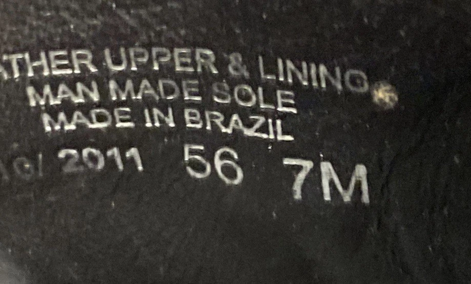 Женские черные кожаные босоножки Tory Burch с золотым медальоном на танкетке размер 7 - Изображение 4 из 4