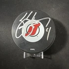 SCOTT STEVENS - Signed Autographed NHL Puck - New Jersey Devils - HOF - JSA CERT