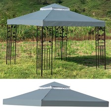 Telo di ricambio per gazebo 10x10 piedi 2 livelli 300D impermeabile poliestere