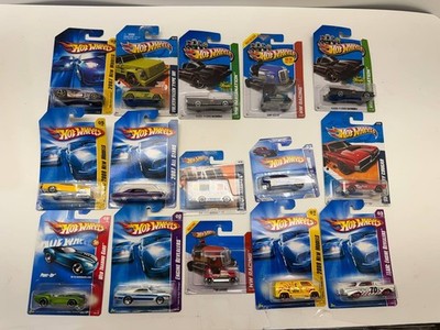 Hot Wheels Lot 15 Cars 2007 2013 Batmobile Dodge VW Muscle
