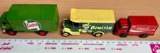 3 camions publicitaires miniatures CORGI en métal